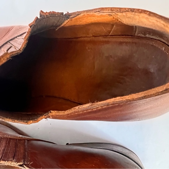 Frye Leather Booties "Billy Shootie” Chestnut color Size 10 - Picture 11 of 14